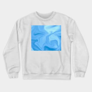 Blue Ocean Waves Crewneck Sweatshirt